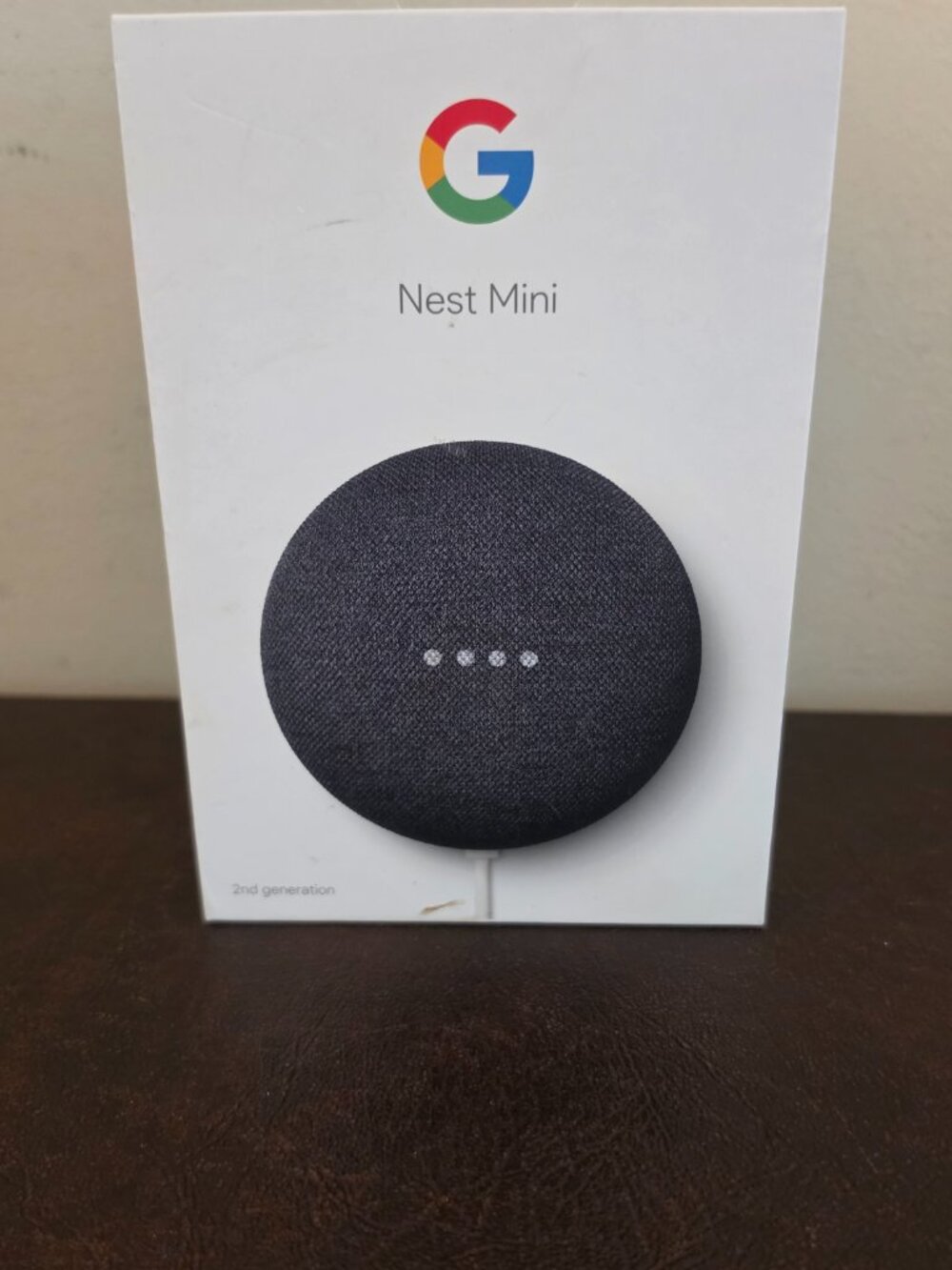 The Google Nest Mini 2nd Generation Smart Speaker in Charcoal (New/Open Box)